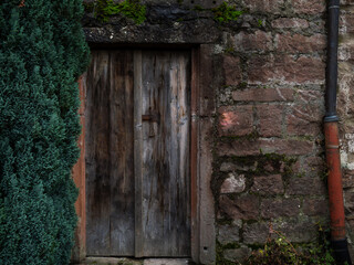 old ancient door entrance