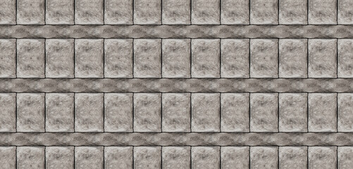 old gray stones stacked in a row wall pattern solid background