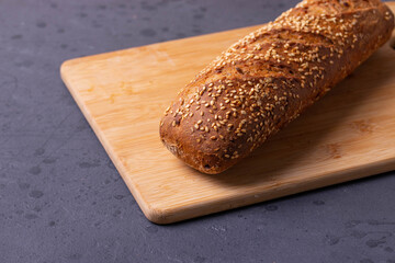 fresh baked cereal bread