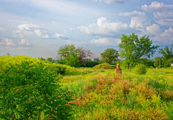 Graves Skif on the island of Khortitsa