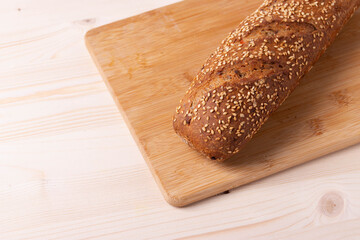 fresh baked cereal bread