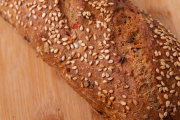 fresh baked cereal bread