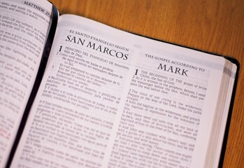 Holy Bible Christian Book  New Testament - Mark Gospel