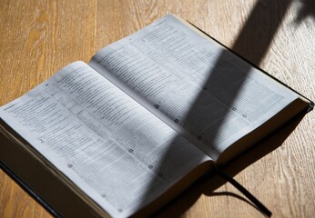 Fototapeta premium Holy Bible Christian Book Old testament and New Testament Jesus Christ