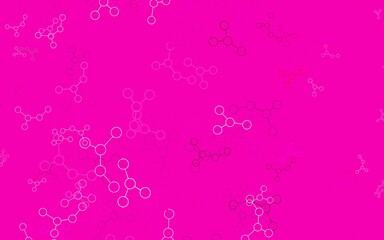 Light Pink vector texture with artificial intelligence concept.