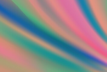 Light Pink, Blue vector blurred shine abstract background.