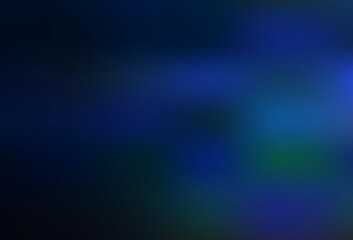 Dark BLUE vector blurred bright pattern.