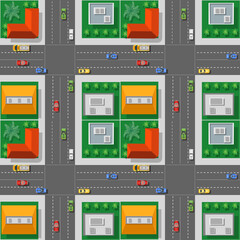 The top view from traffic, transport, transportation is a map