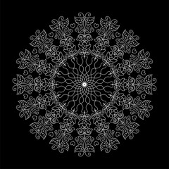 mandala colorful vintage art, ancient Indian vedic background design, old painting texture with multiple mathematical shapes