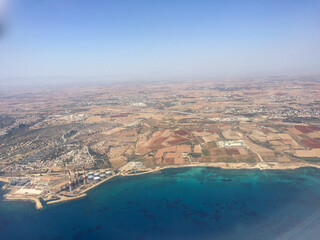 aerial view of Cyprus