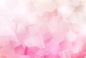 Light Pink, Yellow vector background with abstract shapes.