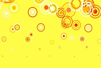 Light Red, Yellow vector layout with circle shapes.