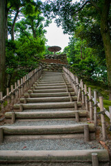 金沢の兼六園の階段