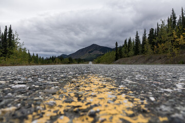 Highway in northern BC from road Level 