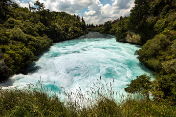 huka falls, new zealand