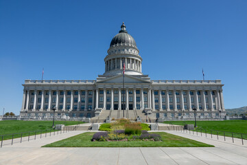 Utah State Capitol Building in Salt Lake City, Utah, USA