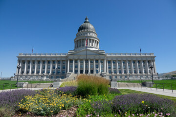 Utah State Capitol Building in Salt Lake City, Utah, USA
