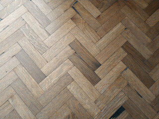 macro view of brown wooden floor of house