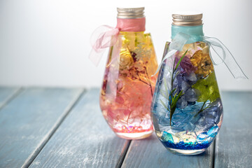 ハーバリウムの写真素材