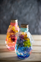 ハーバリウムの写真素材