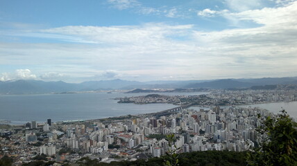 Fototapeta premium view of the coast of the sea