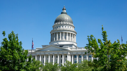 Utah State Capitol Building in Salt Lake City, Utah, USA.
