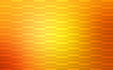 Fototapeta premium Light Orange vector background with stright stripes. Glitter abstract illustration with colorful sticks. Pattern for your busines websites.