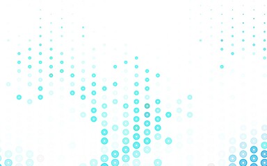 Light Green vector pattern with spheres.