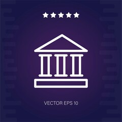 bank vector icon