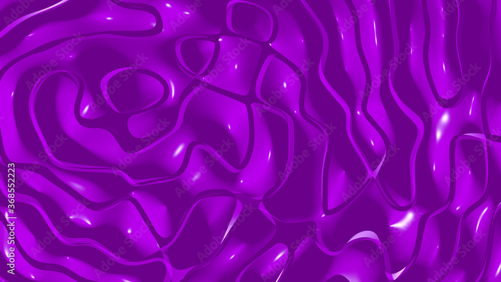 Poster simple light violet monochromic 3d abstract background image made of plain crackle patterns with sha