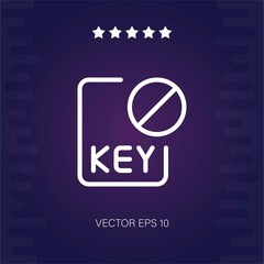 Obraz premium blocked vector icon