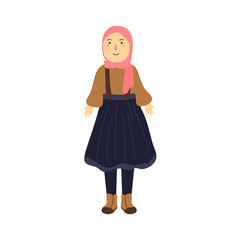 modern people in islamic clothes style