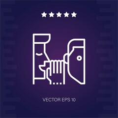 conversation vector icon