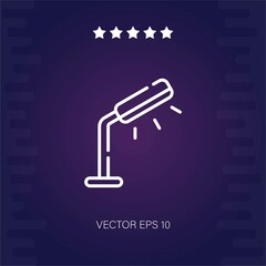 desk lamp vector icon modern illustration