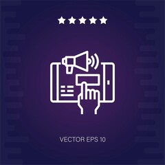 digital marketing vector icon modern illustration
