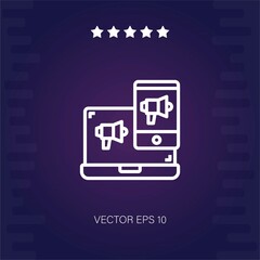 digital marketing vector icon modern illustration