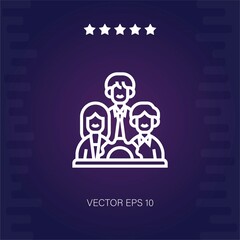 director vector icon modern illustration