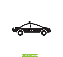 Taxi icon vector illustration logo design template