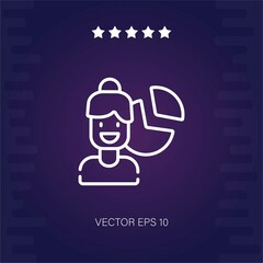 economist vector icon modern illustration