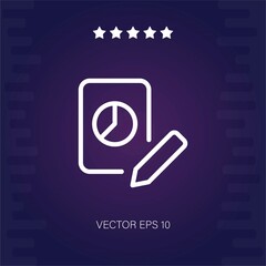 edit vector icon modern illustration