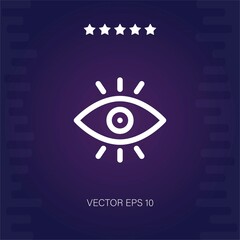 eye vector icon modern illustration