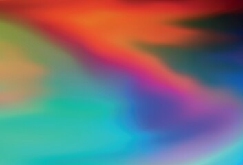 Light Green, Red vector blurred template.