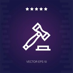 hammer vector icon modern illustration