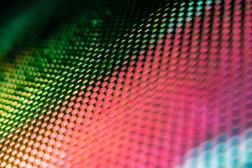 CloseUp LED blurred screen. LED soft focus background. abstract background ideal for design.