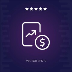 line graphic vector icon modern illustration