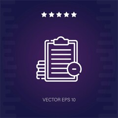 list vector icon modern illustration