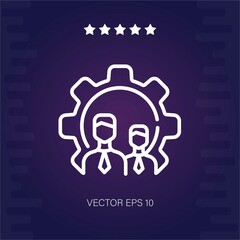 Obraz premium management vector icon modern illustration