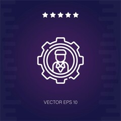 management vector icon modern illustration