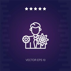 management vector icon modern illustration