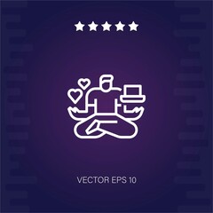 meeting vector icon modern illustration